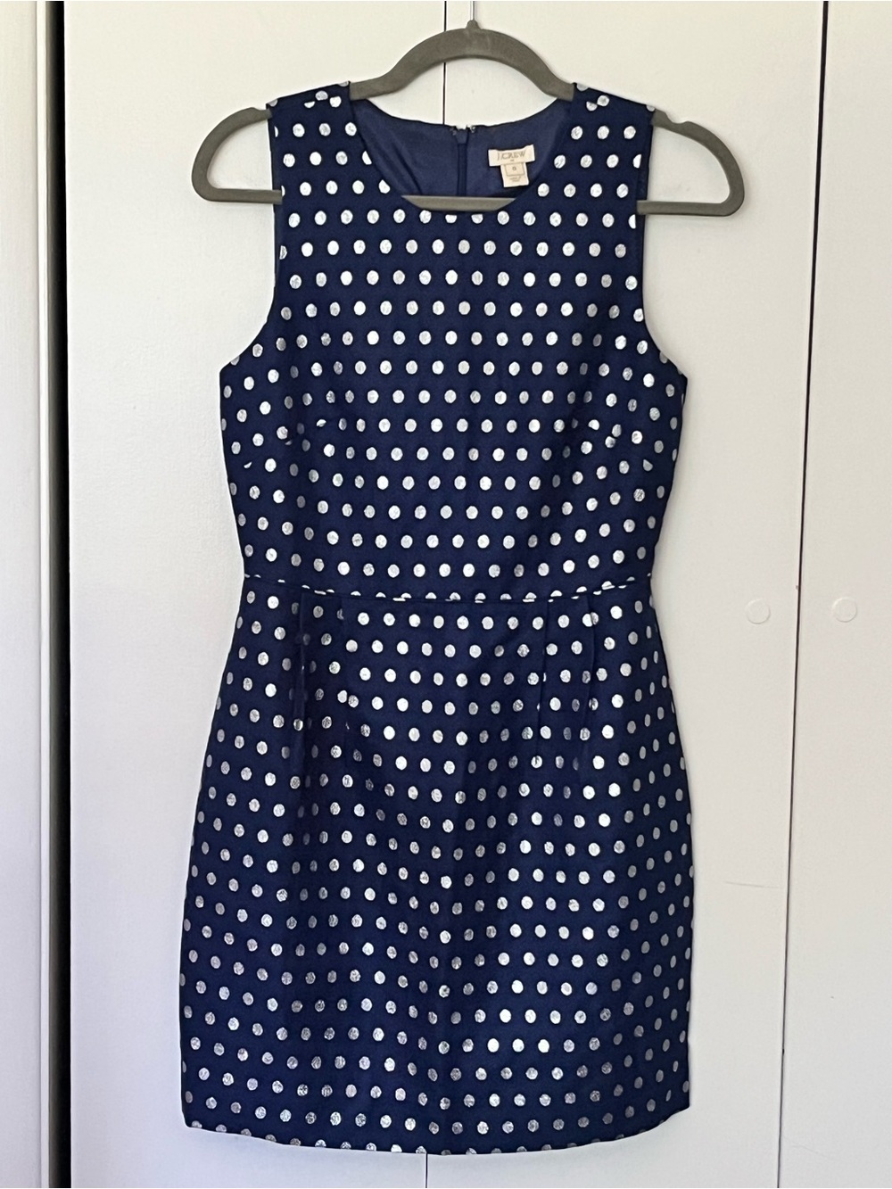 J.Crew Factory Metallic Dot Dress Size 0 NWT